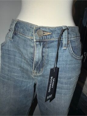 a.n.a Light Blue Slim Boyfriend Jeans